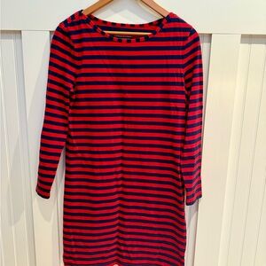 Vineyard Vines Red and Blue Striped Dress Size Small